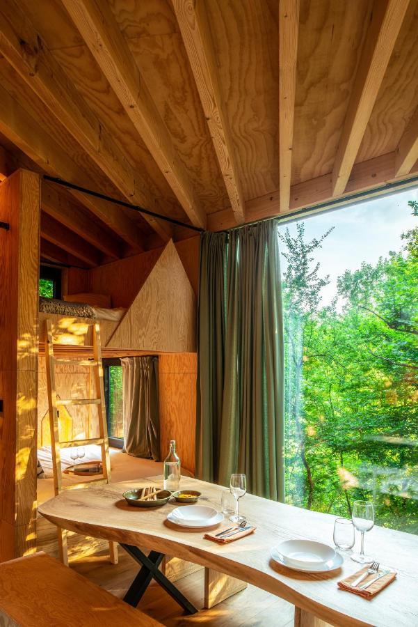 Hutstuf - The Fox & Private Outdoor Spa La-Roche-en-Ardenne Exterior foto
